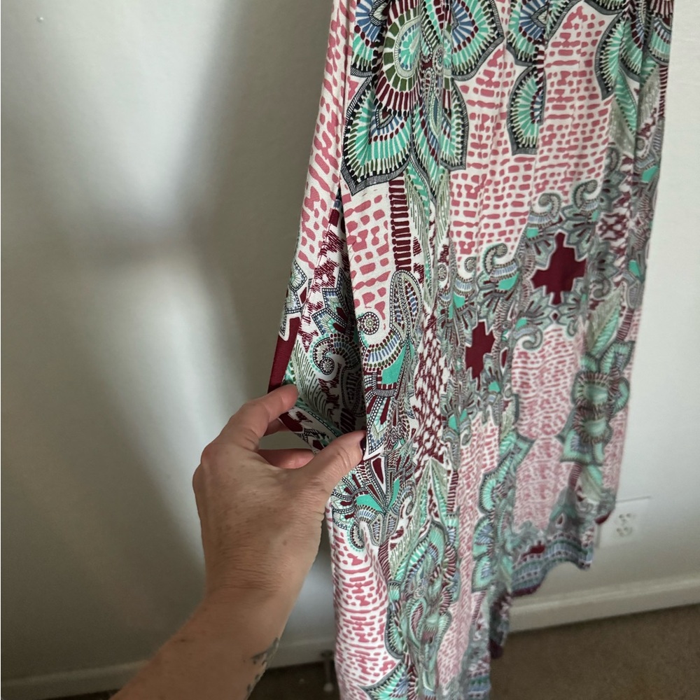 Boho Printed wide leg Jumpsuit / Playsuit w pockets by TYSA - Picture 6 of 9